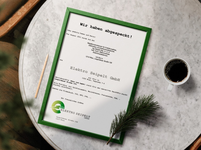 Umfirmierung Seipelt GmbH
